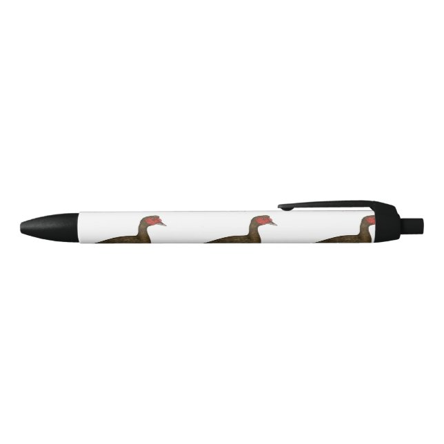 Caneta Preta Chocolate Muscovy Drake (parte de cima)