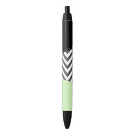 Caneta Preta Cinza Zigzag, Cinza Chevron, Zigzag Patterno, Casa