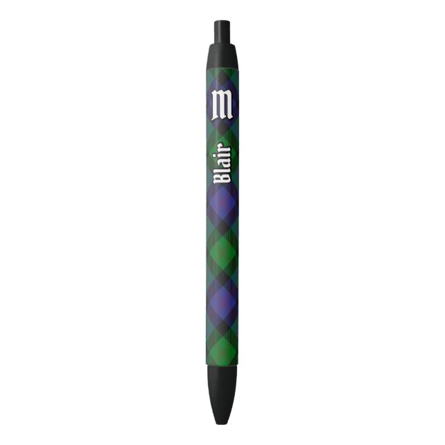 Caneta Preta Clan Blair Tartan Ink Pen (Frente Vertical)