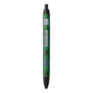 Caneta Preta Clan Davidson Tartan