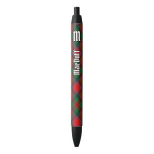Caneta Preta Clan MacDuff Tartan