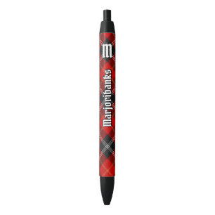 Caneta Preta Clan Marjoribanks Tartan