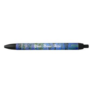 Caneta Preta Claude Monet - Lírios d'água com salgueiro chor
