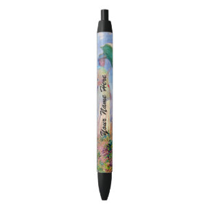 Caneta Preta Claude Monet - Mulher com Guarda-Sol virada para a