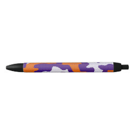 Caneta Preta Clemson-Inspired Orange & Purple Tiger Camo