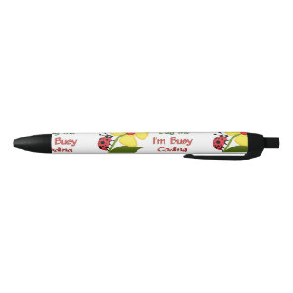 Caneta Preta Codificador Médico Ladybug