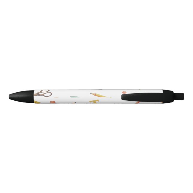 Caneta Preta Color Splash Pen for School (Traseira)