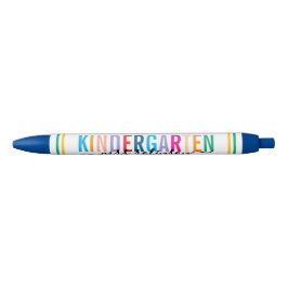 Caneta Preta Colorful Kindergarten Teacher Pen with Custom Name
