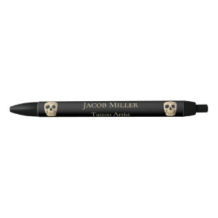 Caneta Preta Compro Gótico de Tatuagem Negra de Beige Negra