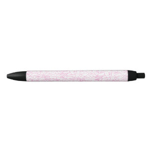 Caneta Preta Conjunto de Pastas de Arquivo Abstratas Rosa para 
