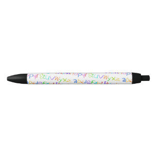 Caneta Preta Coor ABC Arco-Íris Crayons Manuscrito Criança