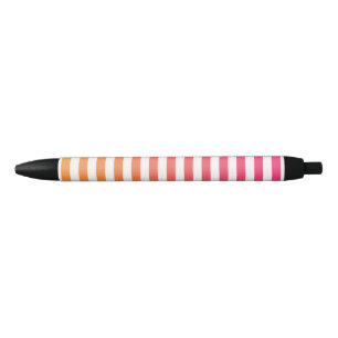 Caneta Preta Cor - de - rosa, cor branca, cor - de-rosa, lisa