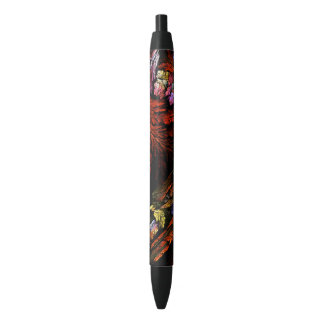 Caneta Preta Cor Harmonia Abstrato Art