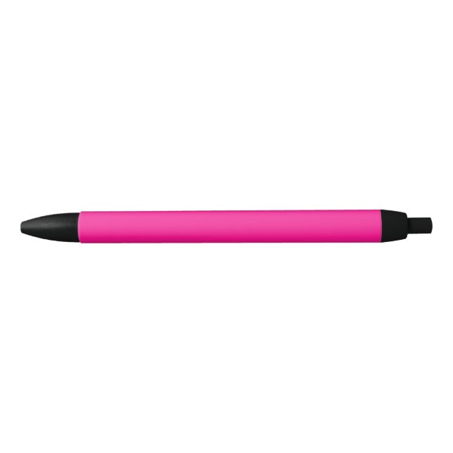 Caneta Preta Cor Rosa Profundo Sólido Plano (Frente)