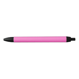 Caneta Preta Cor Sólida Neon Rosa | Clássico