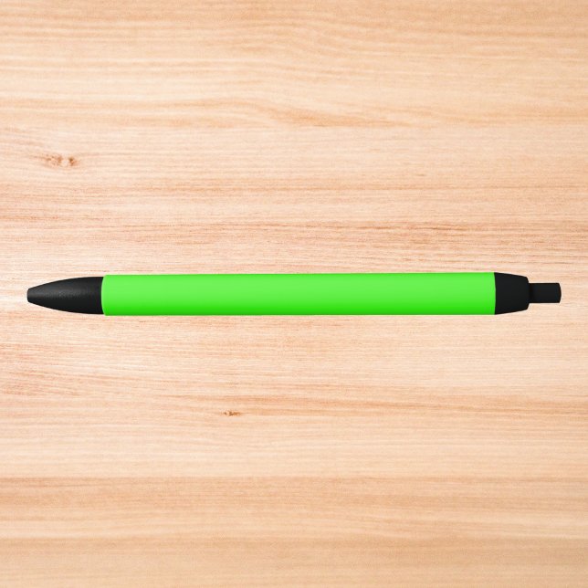 Caneta Preta Cor Sólida Neon Verde (Criador carregado)