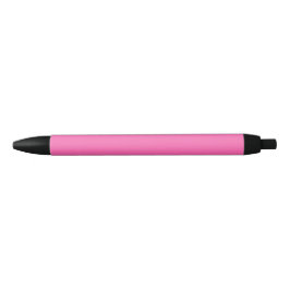 Caneta Preta Cor Sólida Rosa Quente Simples