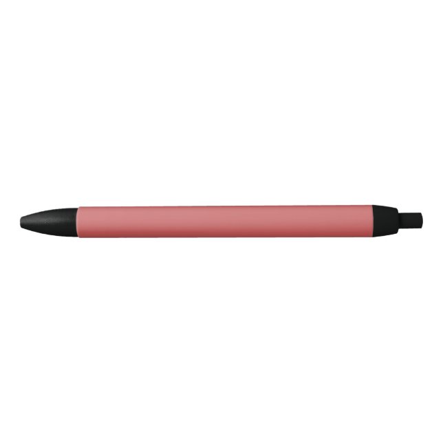 Caneta Preta Cor Sólido Vermelho Indiano Simples (Frente)
