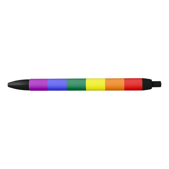 Caneta Preta Couleurs LGBT (Frente)