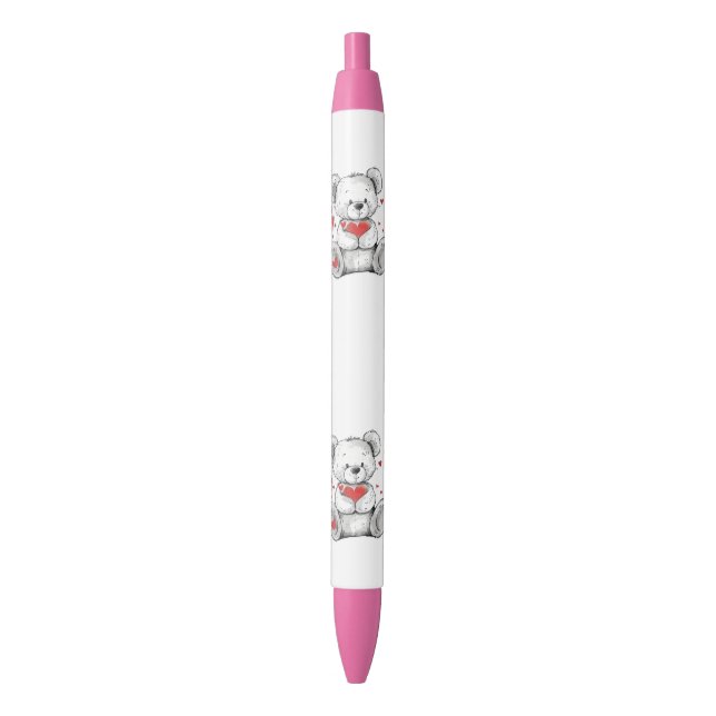 Caneta Preta crayon nounours d'amour  (Frente Vertical)