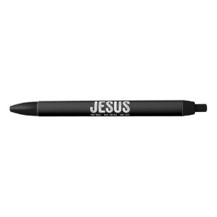 Caneta Preta Cristo Jesus O Caminho. A Verdade. A Vida Bendita