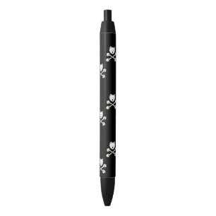 Caneta Preta Crossbones de KiniArt Westie