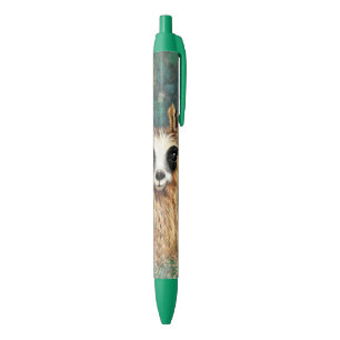 Caneta Preta Curioso Baby Llama - Cute
