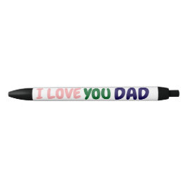 Caneta Preta custom i love you dad Make your own
