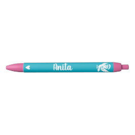 Caneta Preta Custom Name Penny Post Mascot Heart Pen