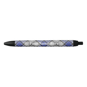 Caneta Preta De Scotland Tartan de Hannay do clã para sempre