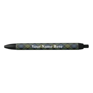 Caneta Preta De Scotland Tartan para sempre Campbell