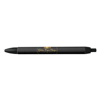 Caneta Preta De Tinta Negra Bolígrafo personalizado