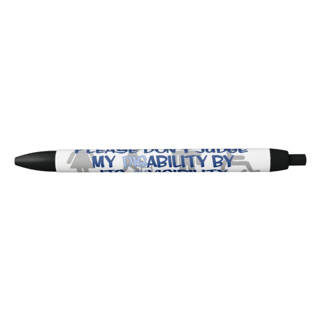 Caneta Preta Deficiência/INVisibilidade...RSD/CRPS (Frente)