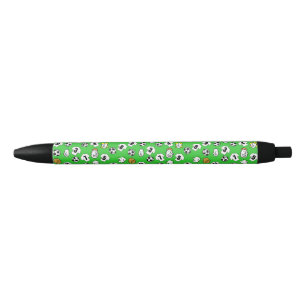 Caneta Preta Design de futebol com camisas brancas