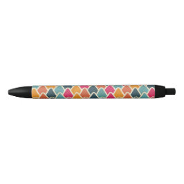 Caneta Preta Design Geométrico Color Pop – Estilo Abstrato Mode