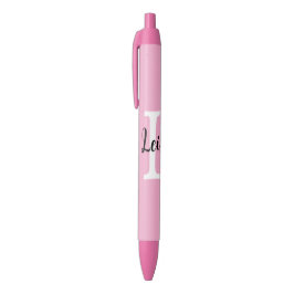 Caneta Preta Design Personalizado com Nome em Letra de Forma co