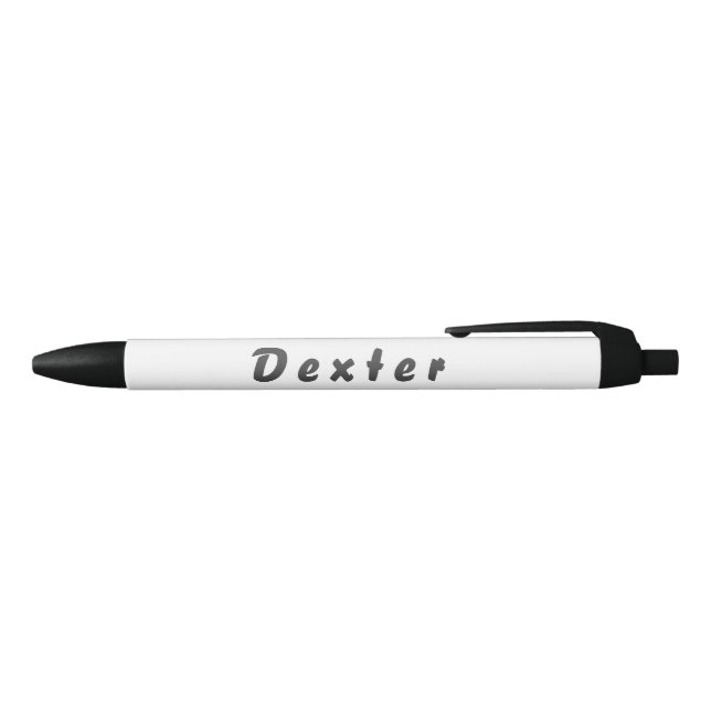 Caneta Preta Dexter (parte de cima)