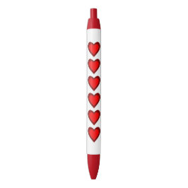 Caneta Preta Dia de os namorados Red Brown Love