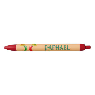 Caneta Preta Dia dos Mortos do Chile Nome Personalizado