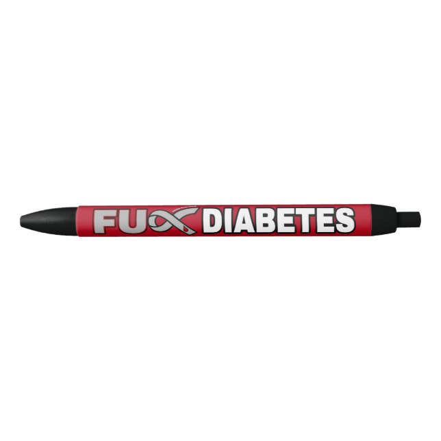 Caneta Preta Diabetes FU (Frente)