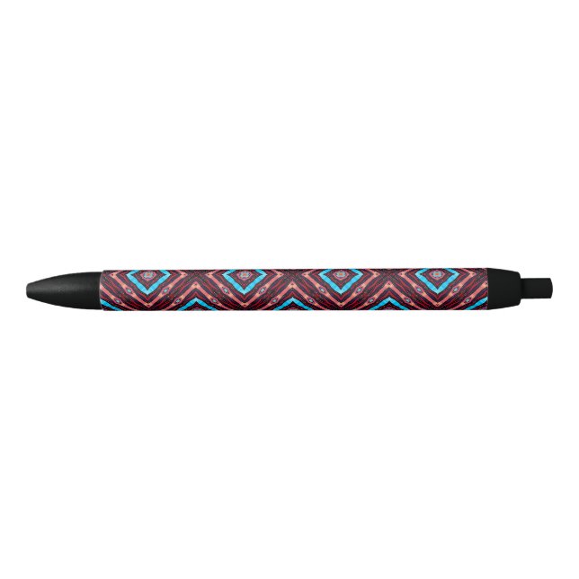 Caneta Preta Diamante Azul (Frente)