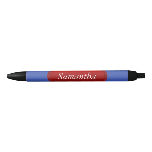 Caneta Preta DIY - Adicione seus próprios sinal, foto e texto (Frente)