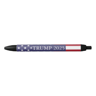 Caneta Preta Donald Trump Presidente 2025