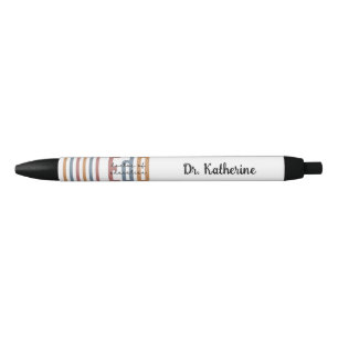 Caneta Preta Doutorado Personalizado Em Educação