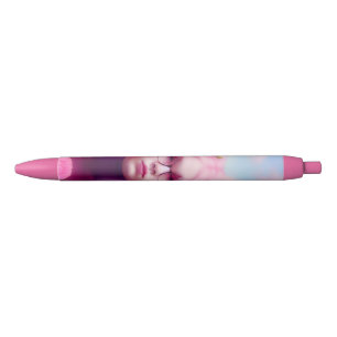 Caneta Preta Dreamy Rosa