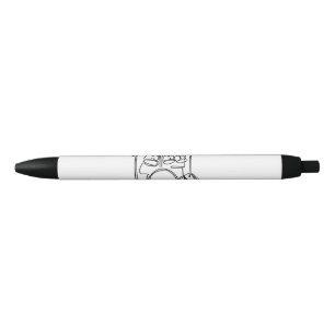Caneta Preta Drummer Music Design Um Tambor De Linha