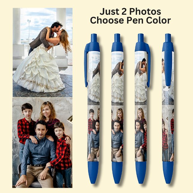 Caneta Preta Duas Fotografias (Criador carregado)