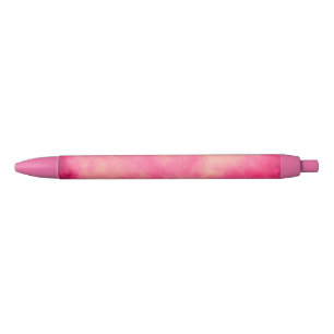 Caneta Preta Efeito da nuvem de tempestade de na moda em rosa