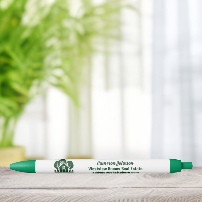 Caneta Preta Empresa de Imóveis Casa Floresta Verde (Criador carregado)
