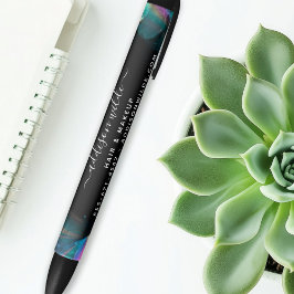 Caneta Preta Empresa de Tinta Álcool Holográfica